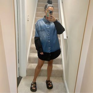 MM6 Maison Margiela Denim Shirt Jacket